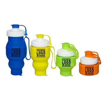 Outdoor Travel Silicone Collapsible Water Bottle