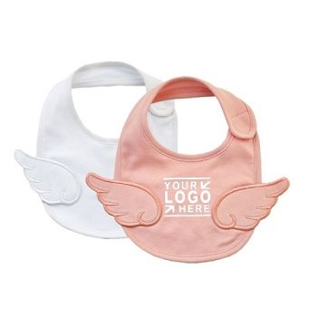 Cotton Angel Wings Baby Bibs