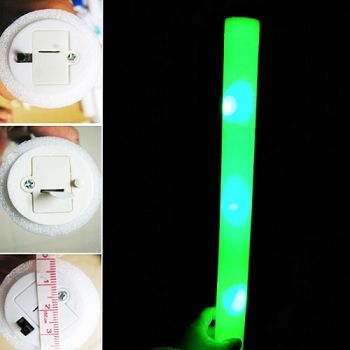 Green  LED Foam Cheer Sticks