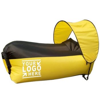 Inflatable Outdoor Lounger Hammocks With Sunshade Tent