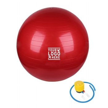 Fitness Ball Includes Foot Pump